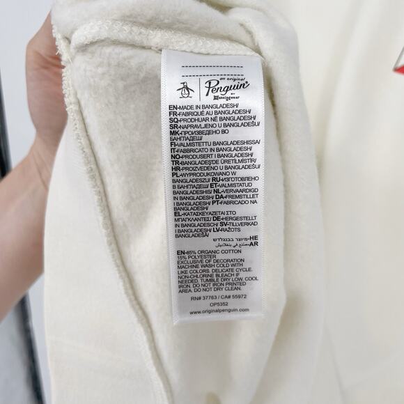 Original Penguin By Munsingwear Organic Cotton Sweatshirt XL New Golf Pickleball - Picture 5 of 9